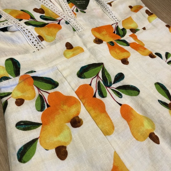 RARE FARM Rio Linen Cashew Dress - Picture 4 of 14